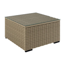 Load image into Gallery viewer, 6 Seater U Shaped Garden Sofa Set in Beige Rattan
