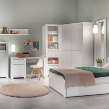 Load image into Gallery viewer, Novi 2 Drawer Bookcase in Alpine White
