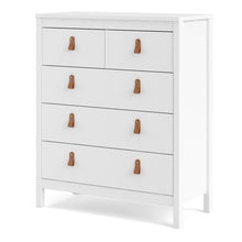 Load image into Gallery viewer, Barcelona Chest 3+2 drawers in White
