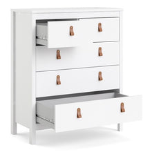 Load image into Gallery viewer, Barcelona Chest 3+2 drawers in White
