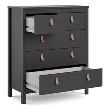 Load image into Gallery viewer, Barcelona Chest 3+2 drawers in Matt Black
