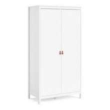 Load image into Gallery viewer, Barcelona Wardrobe with 2 doors in White
