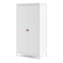 Load image into Gallery viewer, Barcelona Wardrobe with 2 doors in White
