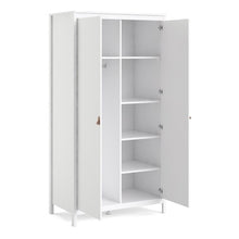 Load image into Gallery viewer, Barcelona Wardrobe with 2 doors in White
