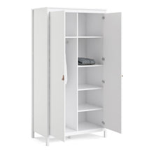 Load image into Gallery viewer, Barcelona Wardrobe with 2 doors in White
