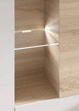 Load image into Gallery viewer, Alessa White and Oak Wall Entertainment Unit
