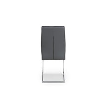 Load image into Gallery viewer, Extendable Round Dining Table &amp; 4 Grey Faux Leather Chairs
