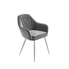 Load image into Gallery viewer, White Gloss Extending Dining Table with 2 Grey Velvet Dining Chairs &amp; Matching Dining Bench with Back
