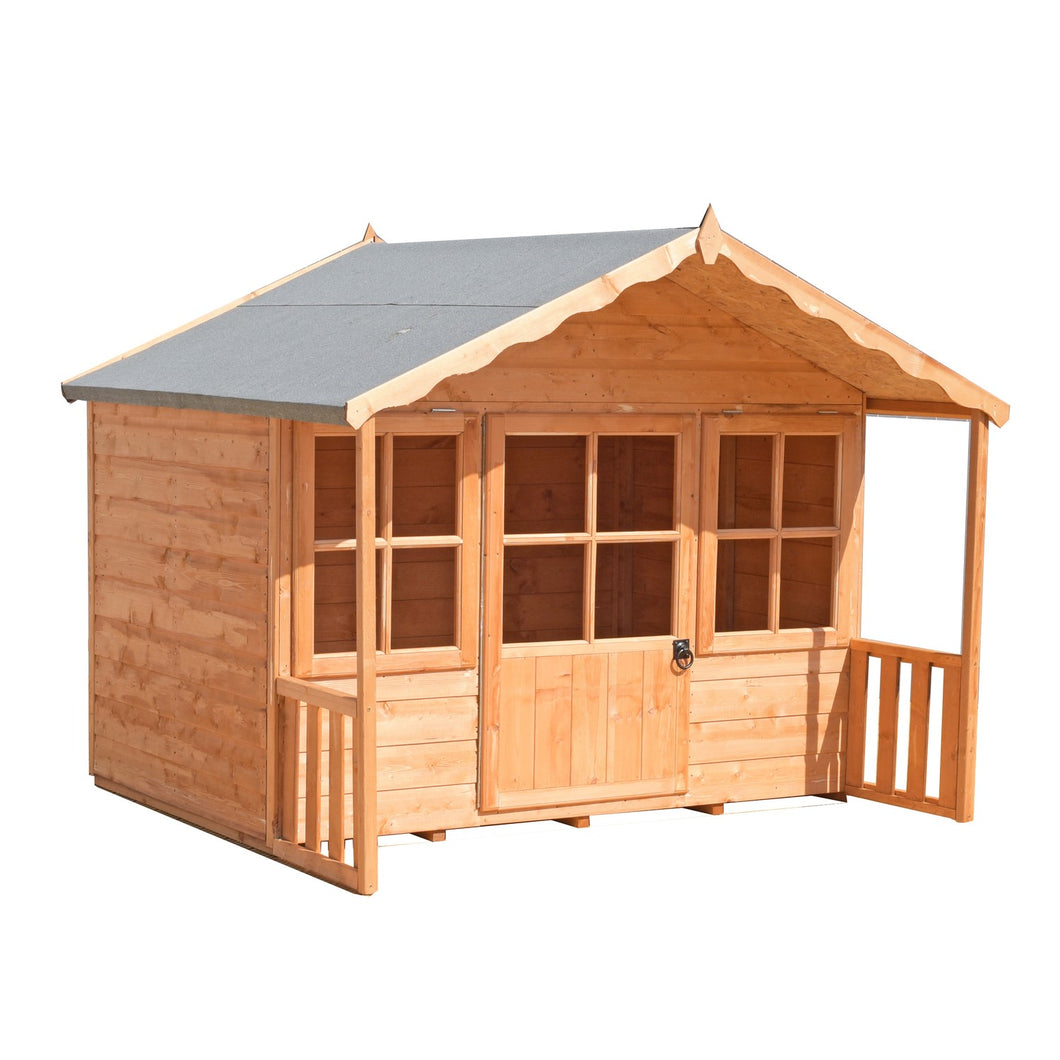 Kids Wooden Playhouse with Veranda