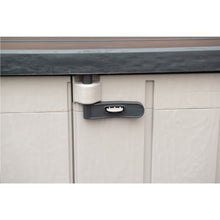 Load image into Gallery viewer, Extra Large Garden Storage Unit/Bin Store 1200 Litre Grey
