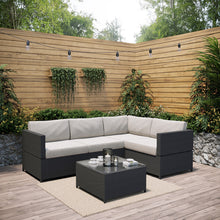 Load image into Gallery viewer, Rattan Garden Corner Sofa Set
