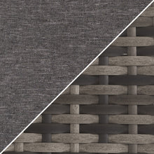 Load image into Gallery viewer, Dark Grey 2 Seater Rattan Sun Lounger Set
