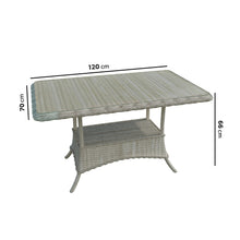 Load image into Gallery viewer, Grey Rattan Reclining Garden Sofa Set
