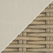 Load image into Gallery viewer, 6 Seater Beige Rattan Corner Sofa Set
