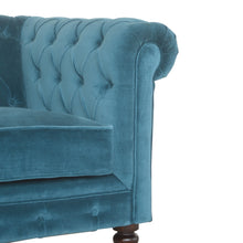 Load image into Gallery viewer, Teal Chesterfield Sofa
