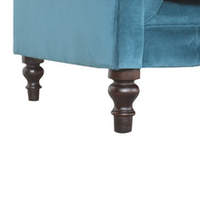 Load image into Gallery viewer, Teal Chesterfield Sofa
