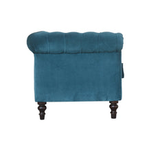 Load image into Gallery viewer, Teal Chesterfield Sofa
