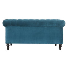 Load image into Gallery viewer, Teal Chesterfield Sofa
