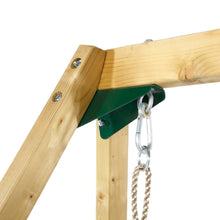 Load image into Gallery viewer, Pyramid Wooden Climbing Frame with Swings
