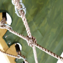 Load image into Gallery viewer, Pyramid Wooden Climbing Frame with Swings
