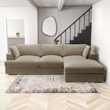 Load image into Gallery viewer, Charcoal Grey 3 Seater L Shaped Sofa - Right Hand Facing
