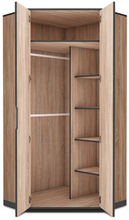 Load image into Gallery viewer, Tante - Oak Effect 2 Door Corner Wardrobe
