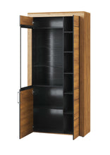 Load image into Gallery viewer, Delmar - Large Oak Effect 2 Door Display Cabinet
