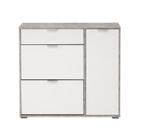 Load image into Gallery viewer, Orcha Grey and White Shoe Cabinet
