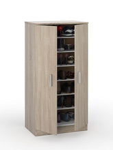 Load image into Gallery viewer, Zara Oak Effect Shoe Cabinet
